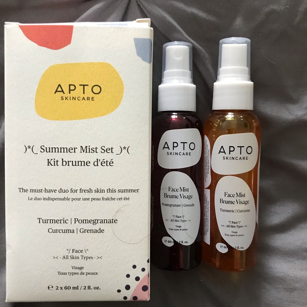 Apto Summer Mist Set, Tumeric and Pomegranate
